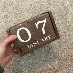 Wooden Perpetual Calendar